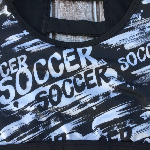 Justice girls sports bras size 36; lot of 2; soccer - Picture 3 of 11